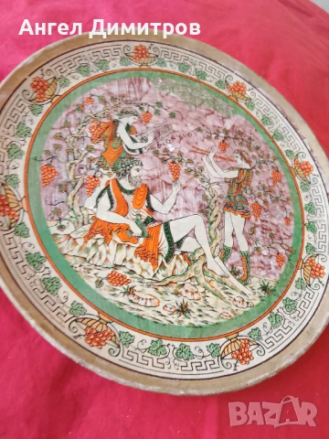 Стара керамика чиния Гърция , снимка 6 - Антикварни и старинни предмети - 51041882