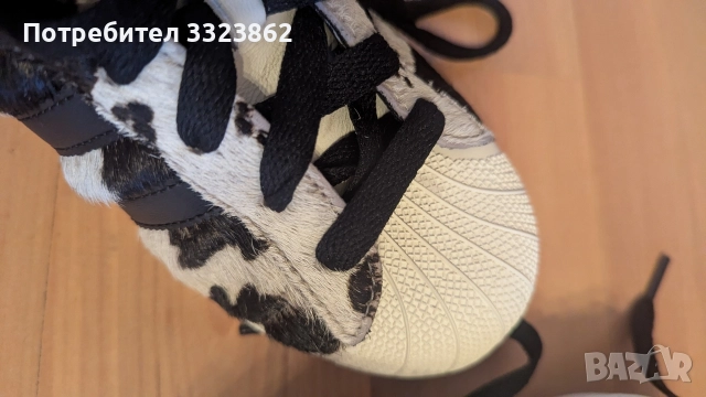 Дамски Маратонки Adidas Superstars 39 1/3, снимка 3 - Маратонки - 52815319