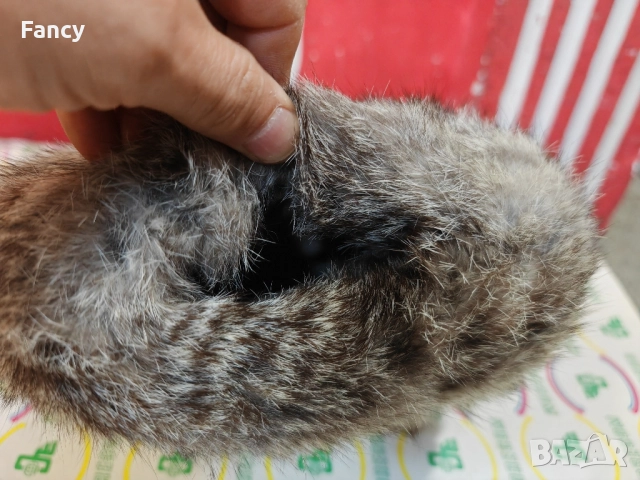 Моф/кожен муф от заек/ръкавици, снимка 7 - Ръкавици - 52452902