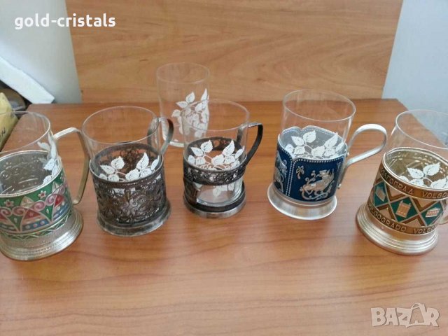 Руски термо чаши за чай за стакани подтакани, снимка 9 - Антикварни и старинни предмети - 31205198