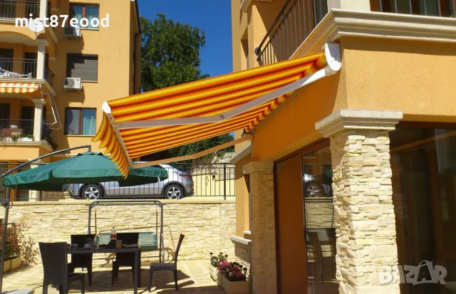 Доставка и монтаж на сенник тип"Чупещо рамо", снимка 7 - Градински мебели, декорация  - 49488908