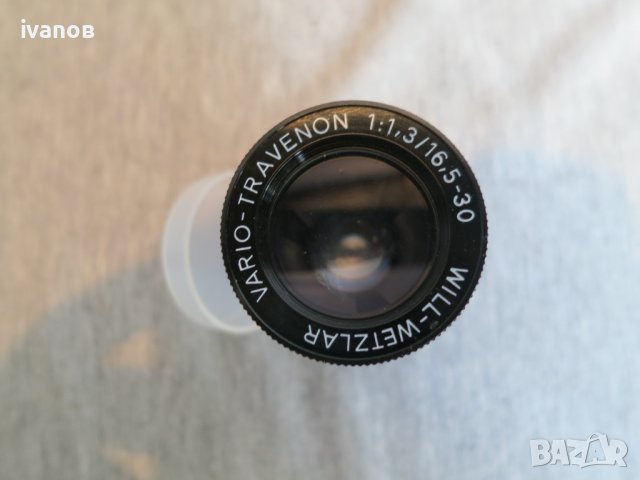 обектив Wetzlar Vario Travenon 1.3/16.5-30 mm Super 8 , снимка 1