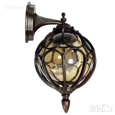 Градински Фенер Егіса  долен, горен носач, висящ с верига Е27, IP 44, снимка 6 - Други - 52853742