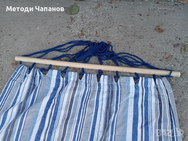 Хамак люлка от плат. , снимка 3 - Градински мебели, декорация  - 52256755