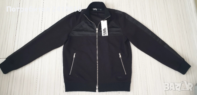 Karl Lagerfeld Sweat Jacket Full Zip Mens Size S НОВО! ОРИГИНАЛ! Мъжко Яке  Горнище!