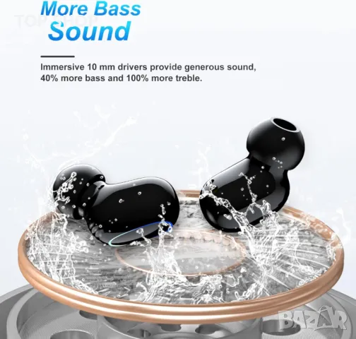 Безжични Bluetooth слушалки HBQ- Q82, снимка 2 - Bluetooth слушалки - 48507924