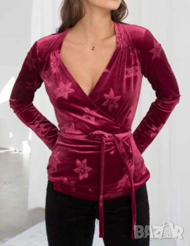 &other Stories нова блуза плюш с етикет