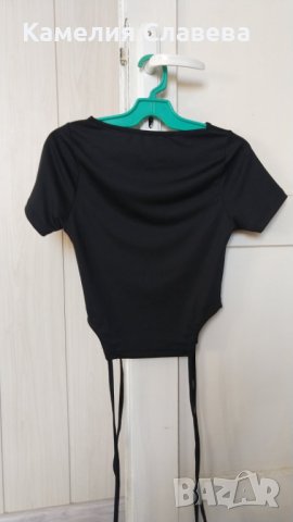 Продавам  къса тениска  с върви., снимка 2 - Корсети, бюстиета, топове - 42789288