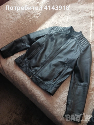 Кожено яке, ново, снимка 3 - Якета - 53874272