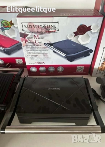 Toctep rpun Royalty Line RL-PM1000 - Компактен грил и сандвич преса 2 в 1, снимка 2 - Друга електроника - 52419818