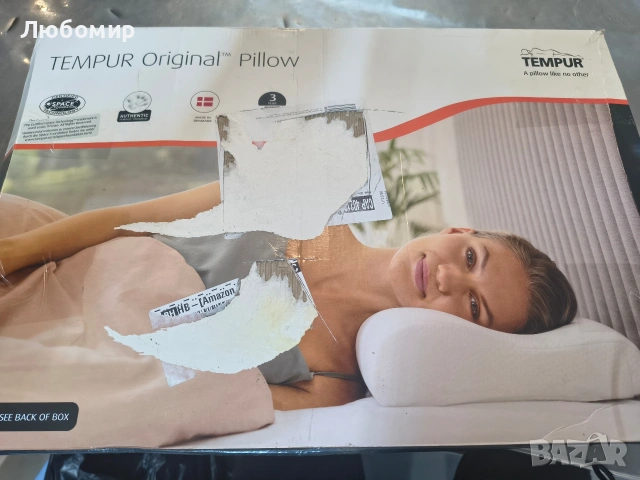 Ортопедична възглавница Tempur Original S, 50 x 31 x 8/5 см, снимка 4 - Възглавници - 53292932