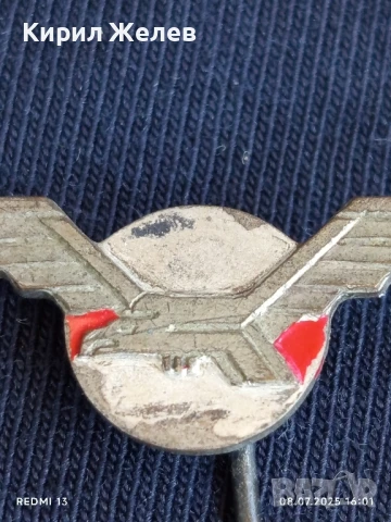 Значка на авиатор или ПИЛОТСКИ КРИЛА за КОЛЕКЦИЯ ДЕКОРАЦИЯ 35237, снимка 5 - Други ценни предмети - 50951640