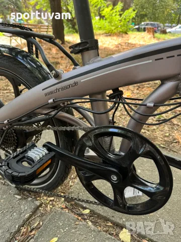 Електрически сгъваем велосипед Chrisson E-Folder 20" на ТОП ЦЕНА!, снимка 4 - Велосипеди - 55824943
