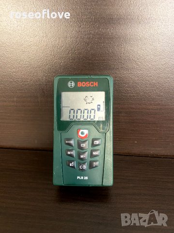 Лазерна противоударна ролетка BOSCH PLR 25, снимка 5 - Измервателни инструменти - 31457580