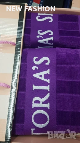 Памучни Хавлии -2бр с Кутия ✨ Victoria Secret , снимка 9 - Хавлиени кърпи - 51169691