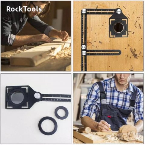 ТОП Регулируема линия с шаблон за измерване на ъгли ъгъл, снимка 4 - Шублери - 34138841