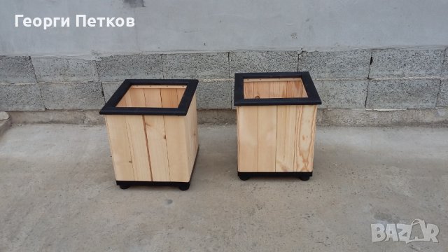 Кашпи-40х40х47см., снимка 8 - Градински мебели, декорация  - 42243074