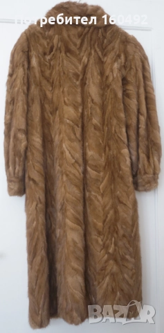 дамско дълго кожено палто, снимка 2 - Палта, манта - 52217142