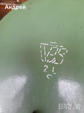 Стара Емайлирана тенджера #11, снимка 4 - Съдове за готвене - 48297431