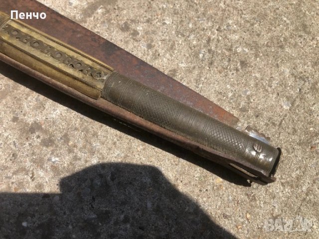 старинна бойна НАВАХА /NAVAJA/ - XVII - XVIII век - ОРИГИНАЛ, снимка 11 - Ножове - 51286048