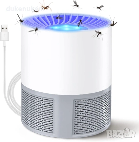 USB лампа против комари и насекоми, безшумна и ефективна