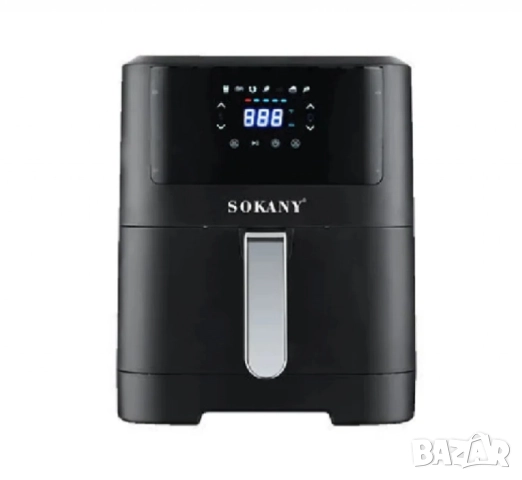 Фритюрник с горещ въздух Sokany SK-ZG-8043, 8л., 2000W, снимка 12 - Друга електроника - 52042202