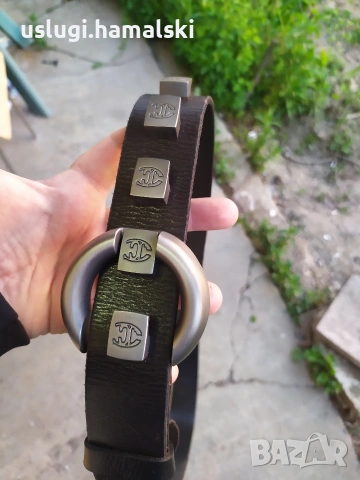 Колан Just Cavalli естествена кожа