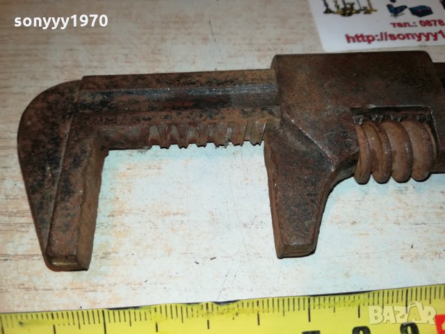 СТАР РАЗДВИЖЕН КЛЮЧ ВНОС ГЕРМАНИЯ 1410212003, снимка 5 - Антикварни и старинни предмети - 34466470