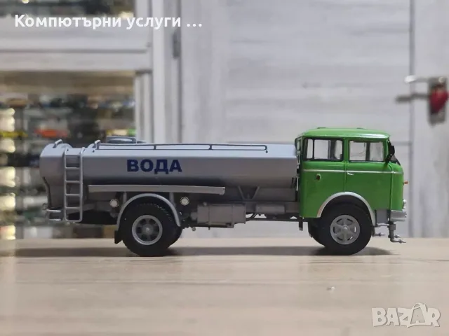 Skoda LIAZ Мадара 706 RT цистерна за вода 1970 - мащаб 1:43 на DeAgostini моделът е нов в блистер, снимка 6 - Колекции - 55938167