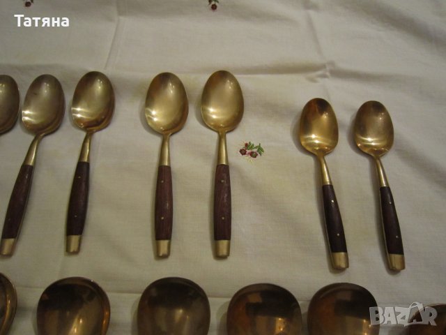 Прибори за хранене -ДЪРВО И БЛАГОРОДНА СТОМАНА -  СТАРИННИ, снимка 4 - Прибори за хранене, готвене и сервиране - 32108655