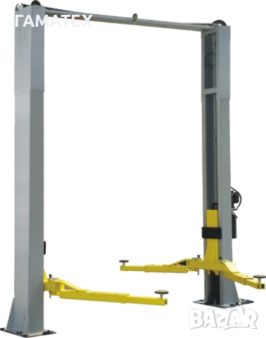 Промоция! 4 тона двуколонен подемник Negel Jack с горна синхрониция L2140+ анкери + 4*85 мм адаптери