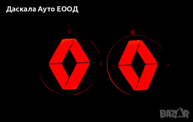 LED ЛЕД Габарити за огледало на RENAULT РЕНО , ОБЕЦИ ,Бяло-Червено 24V