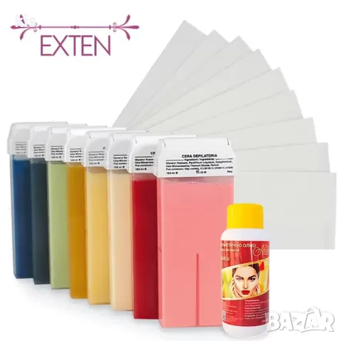 Комплекти за епилация с кола маска, без нагреватели, снимка 3 - Козметика за тяло - 47924898