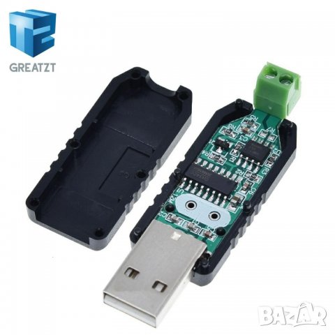 адаптер конвертор USB to RS485 485 Converter Adapter , снимка 3 - Друга електроника - 31314190