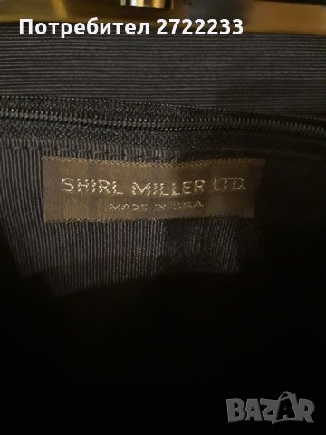 Оригинална дамска чанта SHIRL MILLER LTD USA, снимка 8 - Чанти - 31483438