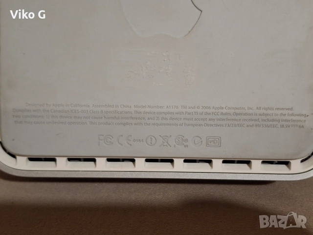 Apple Mac mini, model number A1176