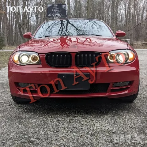 Двойни бъбреци БМВ BMW E81 E87 E82 E88 2007–2011 Фейслифт Черен Гланц Комплект, снимка 11 - Аксесоари и консумативи - 55740412
