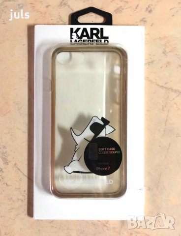 Оригинален кейс, калъф за Iphone 7/ 8 / SE 2020 Karl Lagerfeld, снимка 3 - Калъфи, кейсове - 31292018