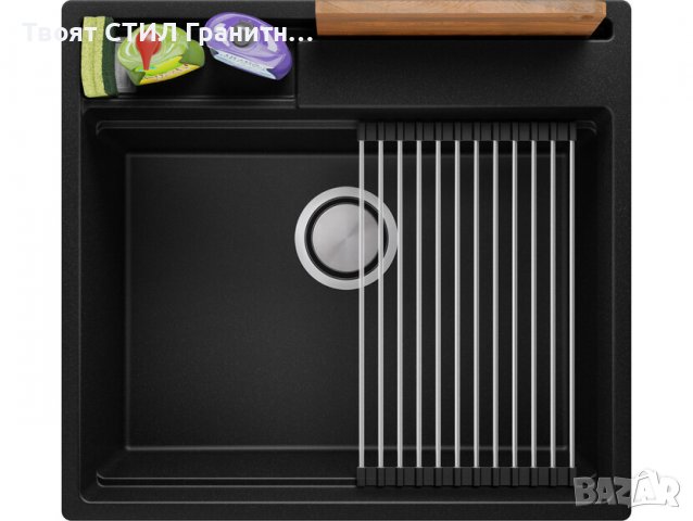 NEW 2023 Кухненска Мивка от гранит модел Осло 60 Премиум 580 x 530 мм TOP model , снимка 6 - Други - 39799535