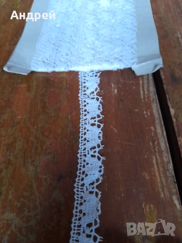 Стара дантела #39, снимка 2 - Антикварни и старинни предмети - 52227744