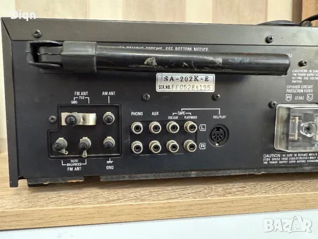 Technics SA-202, снимка 13 - Ресийвъри, усилватели, смесителни пултове - 50317067