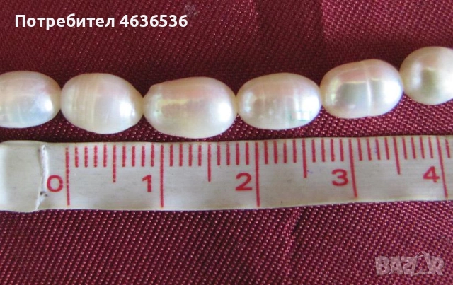 Дамско колие и гривна естествени перли, снимка 6 - Бижутерийни комплекти - 53322363