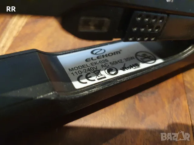 Преса за коса с извити плочи за изправяне и къдрене Elekom Slimline, снимка 6 - Преси за коса - 56024693