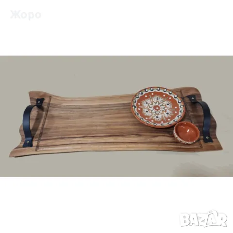 дъска за сервиране от орех - 60см - голяма, снимка 2 - Аксесоари за кухня - 49413398