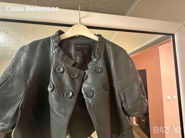 Кожено фирмено ново болеро, снимка 2 - Якета - 51843566