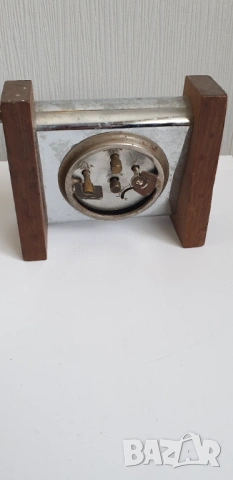 Стар механичен будилник, снимка 5 - Антикварни и старинни предмети - 54040640