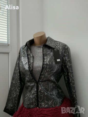 Дамско яке със змийски принт, снимка 7 - Якета - 30336446