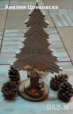 Коледна арт елха ест.материали, снимка 1 - Коледни подаръци - 38924121