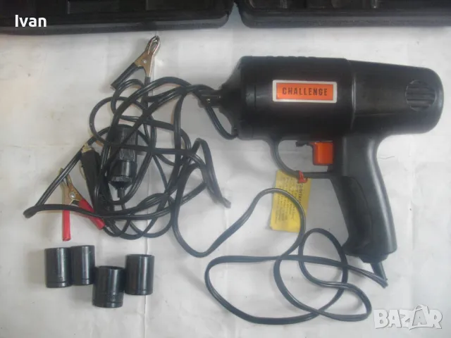 CHALLENGE НОВ ГАЙКОВЕРТ 12 ВОЛТА ЗА СКАЧВАНЕ КЪМ КЛЕМИ НА АКУМУЛАТОР ИЛИ ЗАПАЛКА НА АВТОМОБИЛ 