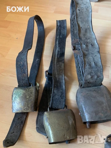 Уникален комплект алпийски хлопки – Тирол, Австрия, 7 броя, снимка 2 - Антикварни и старинни предмети - 50836109